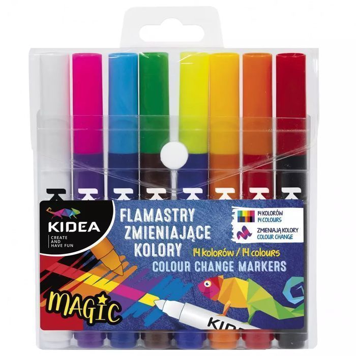 Pisaki Magiczne 7kol 1 Derform Kidea Etui. Derform