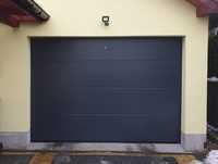 Brama garażowa segmentowa 3000x2250 ANTRACYT gładki panel ocieplany