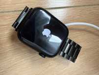 APPLE Watch 9 45mm koperta z aluminium czarna + pasek sportowy