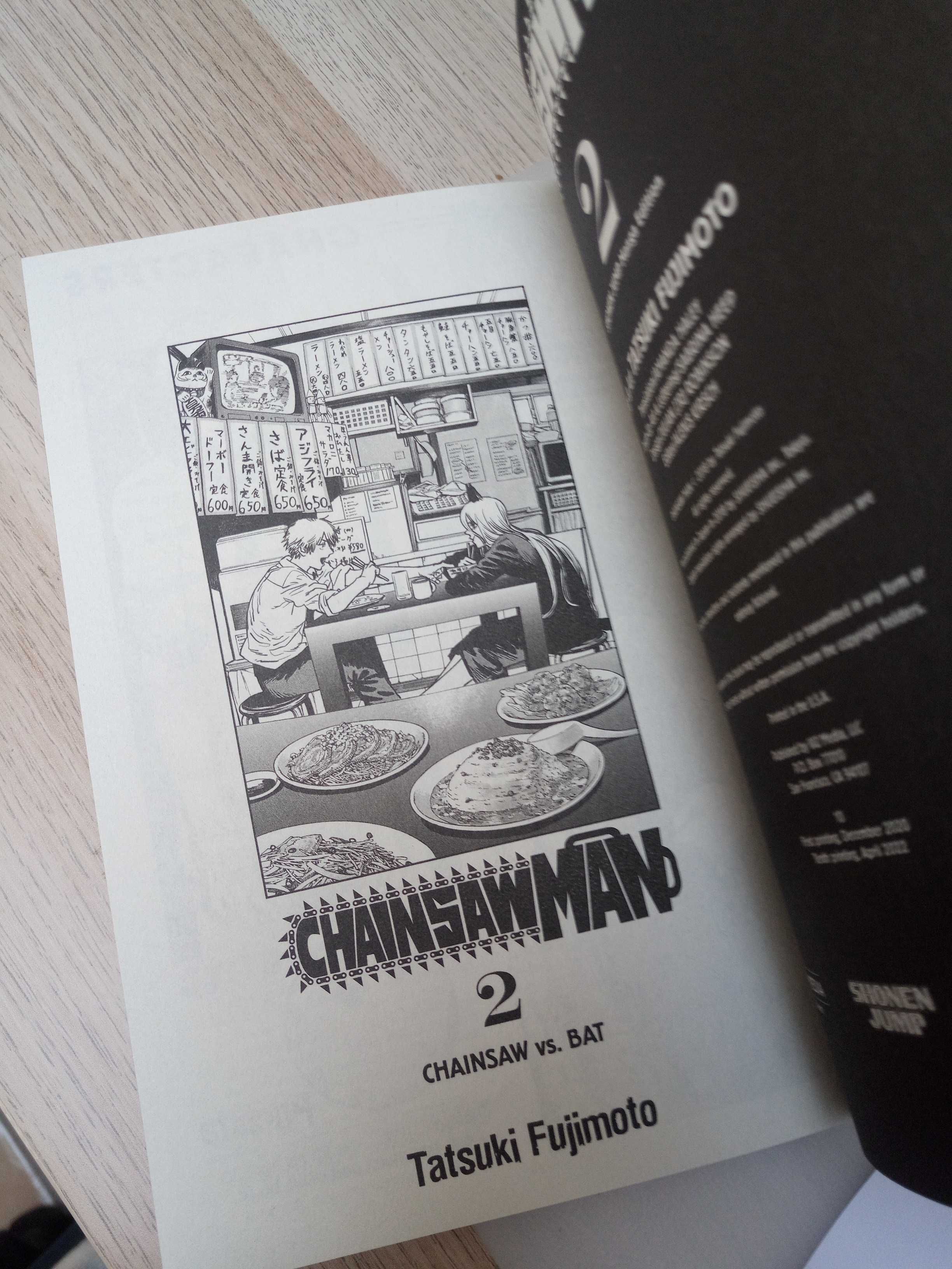 Chainsaw Man Volume 2 (Inglês) Como Novo