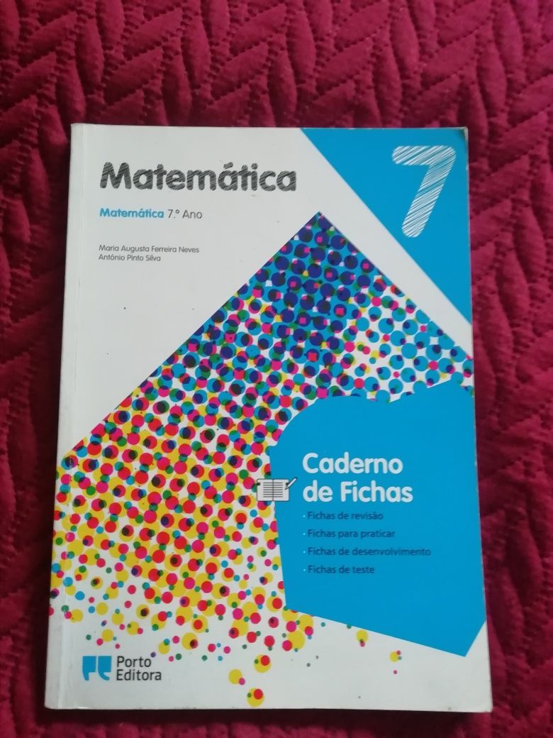 Caderno de Fichas Matemática  7° ano