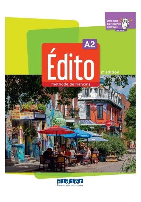 Edito A2 podręcznik + online ed.2022 Didier praca zbiorowa Rok wydania