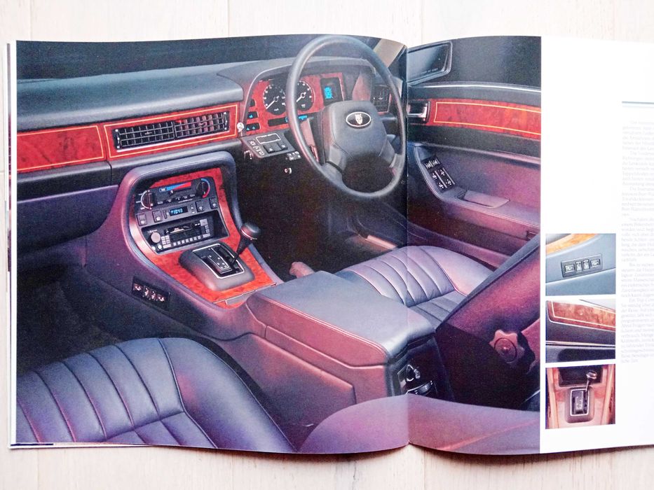 Jaguar 1987 - XJ6 SOVEREIGN DAIMLER silniki 3.6 - prospekt 46 str. BDB