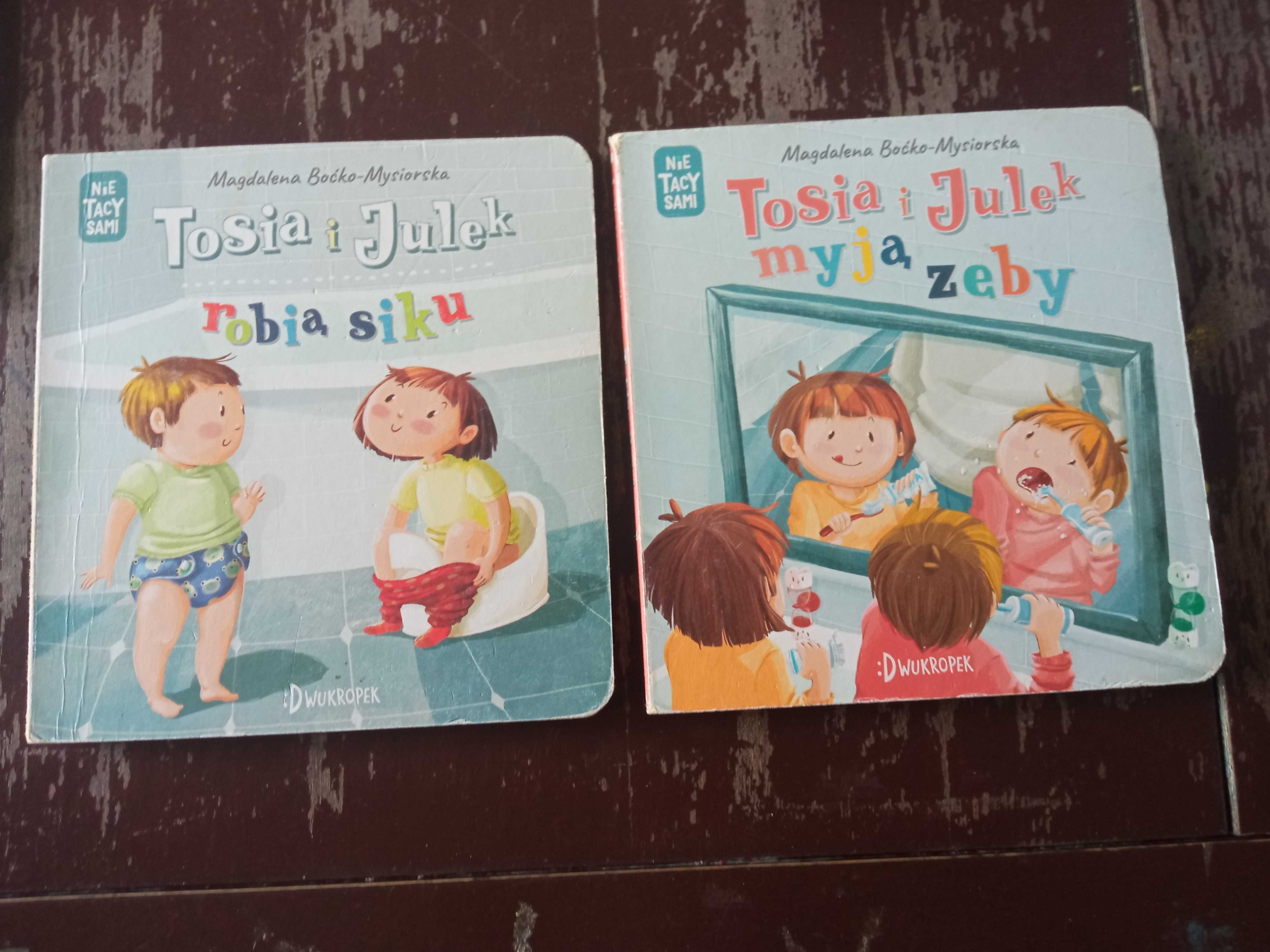 Tosia i Julek myją zęby, Tosia i Julek robią siku zestaw