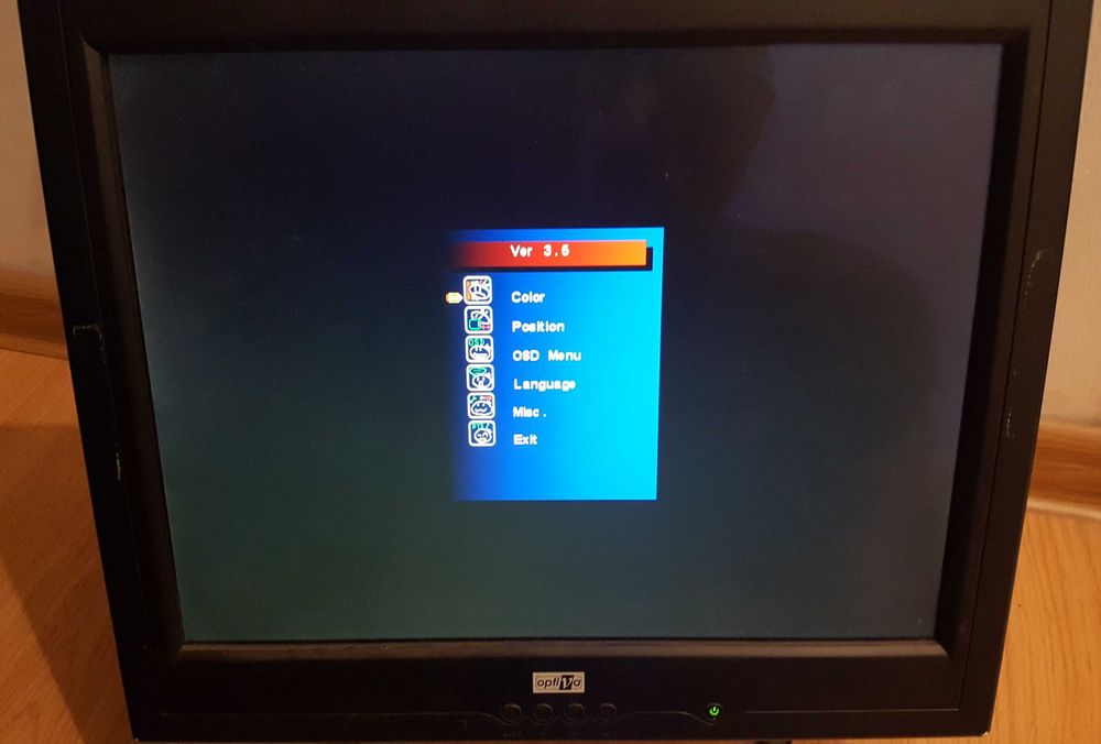 Monitor 15" Vga BNC S video Audio S-video wejścia i wyjścia Monitoring