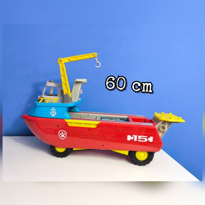 Psi Patrol wielki 60 cm statek patrolowiec z dźwiękami