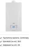 Kocioł gazowy kondensacyjny 2-F BAXI LUNA CLASSIC 20/24kW