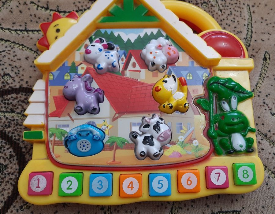 Піаніно дитяче для 1-5років, цифри, приклади,