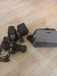 aparat,lustrzanka Nikon 7100,lampa YN560III, obiektyw SIGMA 17-50 mm