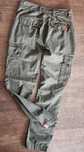 Alpha industries - spodnie zieleń z kieszeniami roz 31