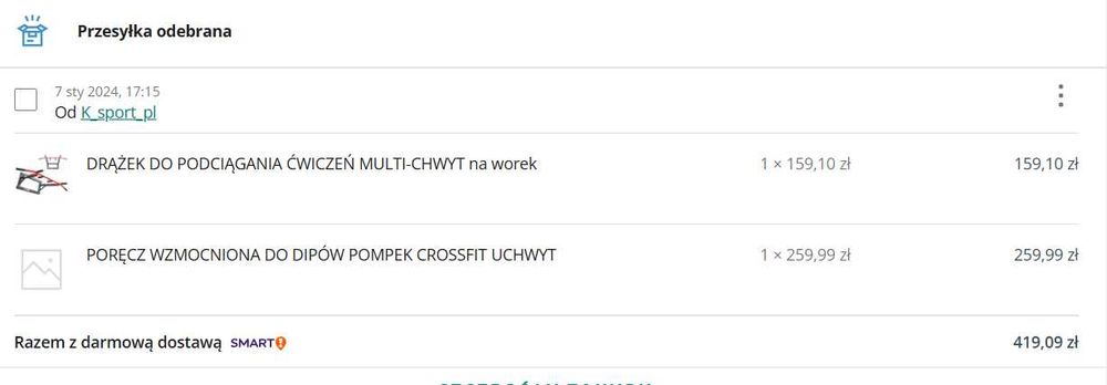 Drążek do podciągania + poręcz do dipów- SZANSA DLA DOMOWEGO PAKERA