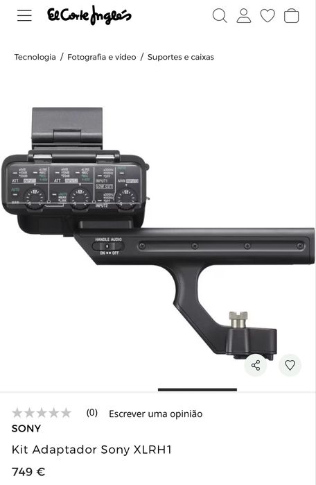 Sony XLR-H1 Kit Novo