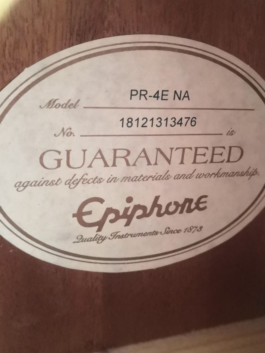Epiphone pr4 elektro akustik +wzmacniacz
