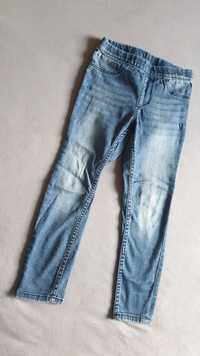 Idealne spodnie jeansy H&M 110 4-5 lat dżinsy