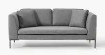 Sofa z metalowymi nogami Emma Westwing