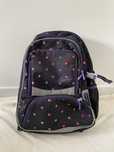 Czarny plecak w kropki NIKI 21011