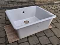 Ikea Domsjo zlew wpuszczany jednokomorowy biały 53x45