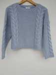 Camisola de Malha Azul Criança 11-12 Anos