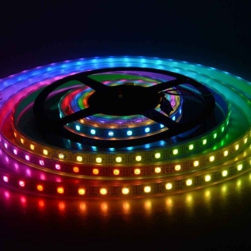 RGB-WS2811 NeoPixels Двухмаршевые лестницы