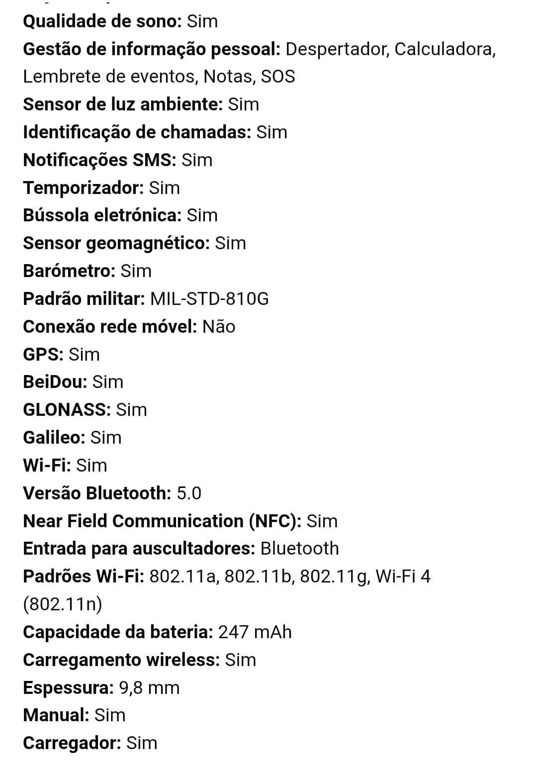 Smartwatch Samsung galáxia watch4