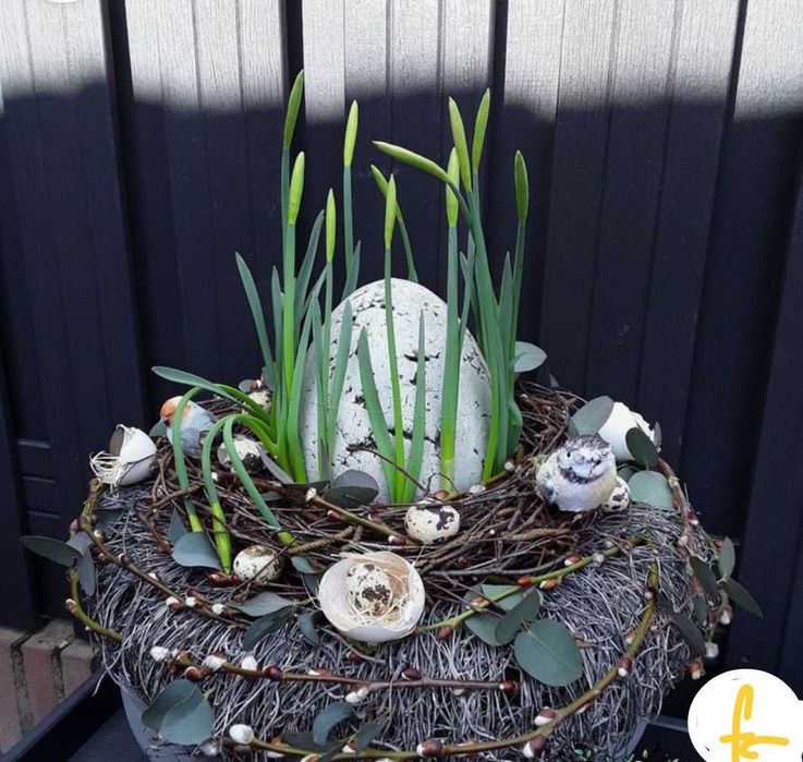 Stroik Wielkanocny na wianku