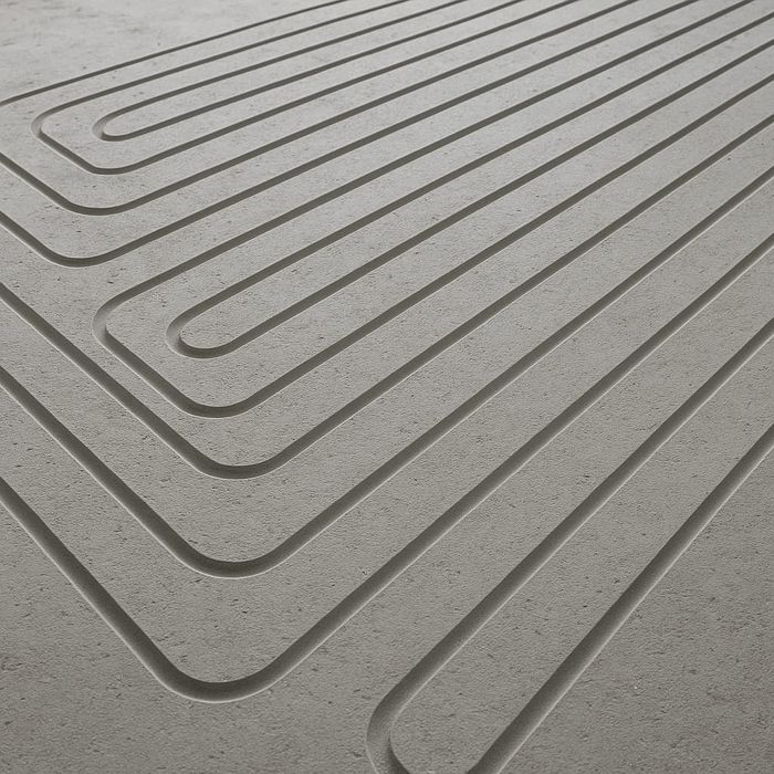 Ogrzewanie podłogowe, frezowanie