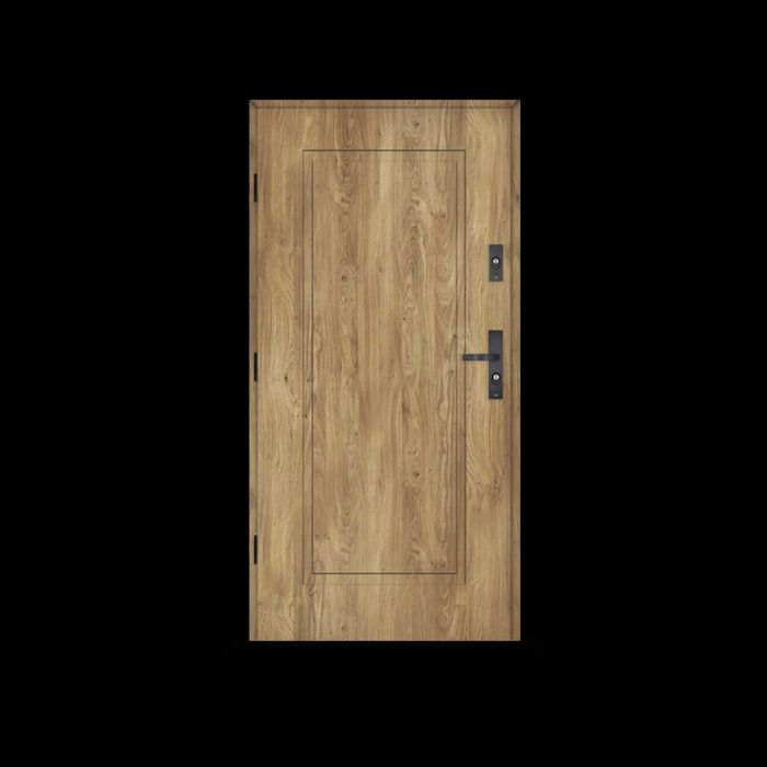 Drzwi wejściowe drewniane metalowe akustyczne z montażem Od Ręki