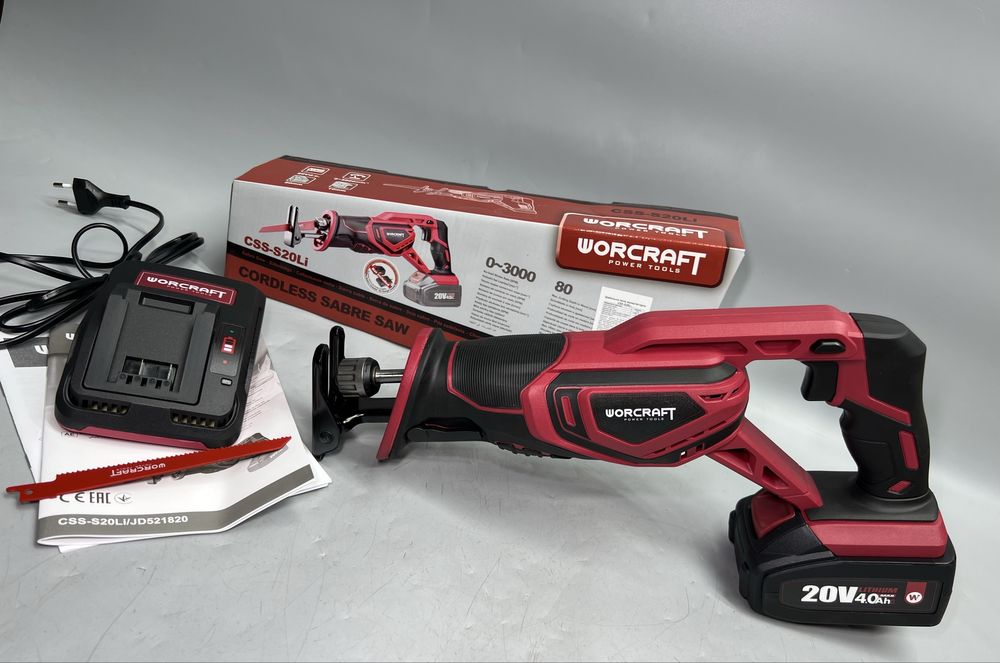 Аккумуляторная сабельная пила WORCRAFT CSS-S20Li