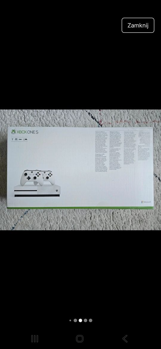 Xbox One S  z jednym padem