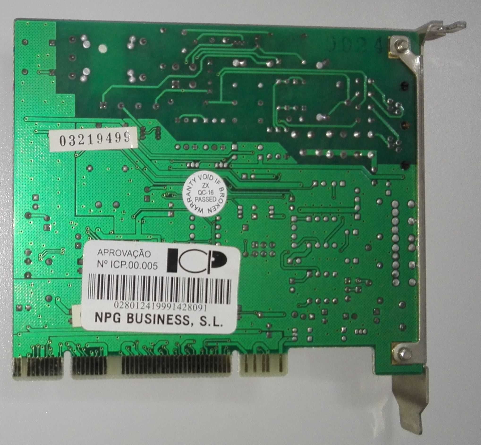 Placas Modem ADSL 56K PCI