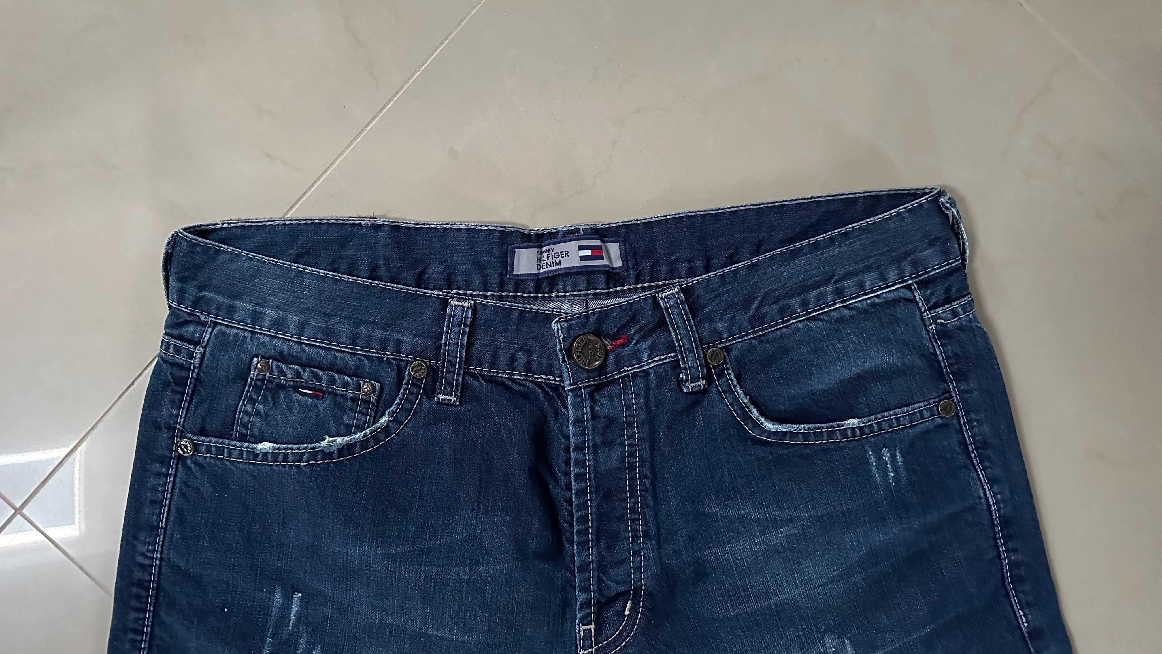 Tommy Hilfiger 34/29 Spodnie Piękne na Niewysokiego