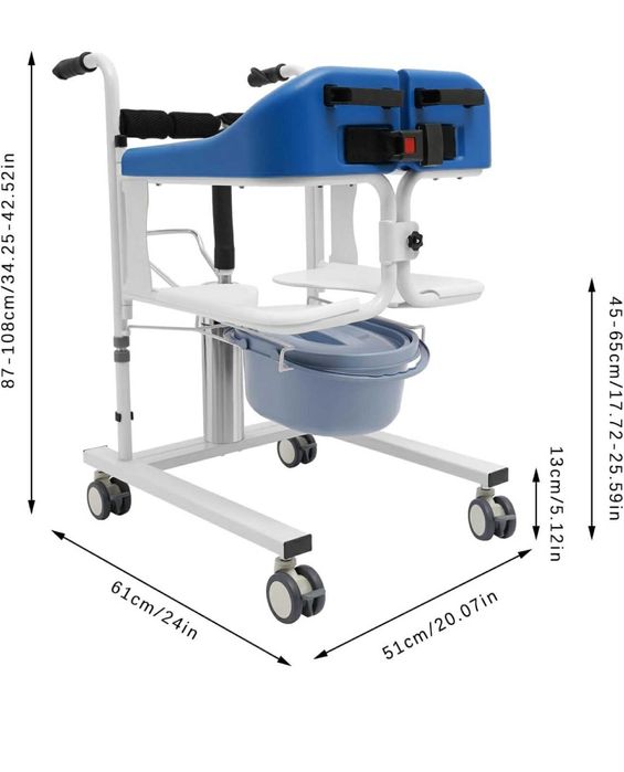 Cadeira de rodas de banho