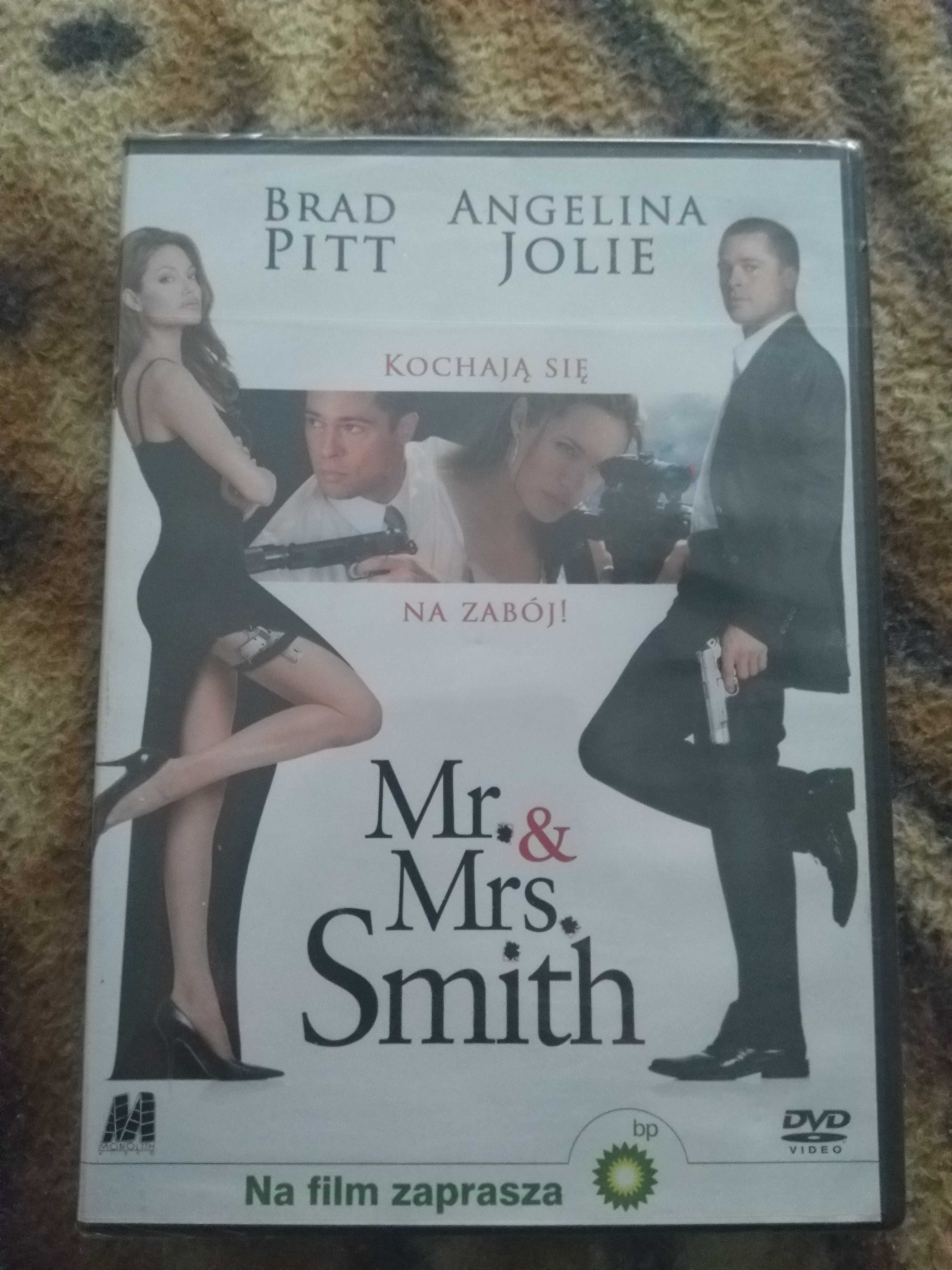 Mr.  Mrs. Smith film dvd nowy zafoliowany