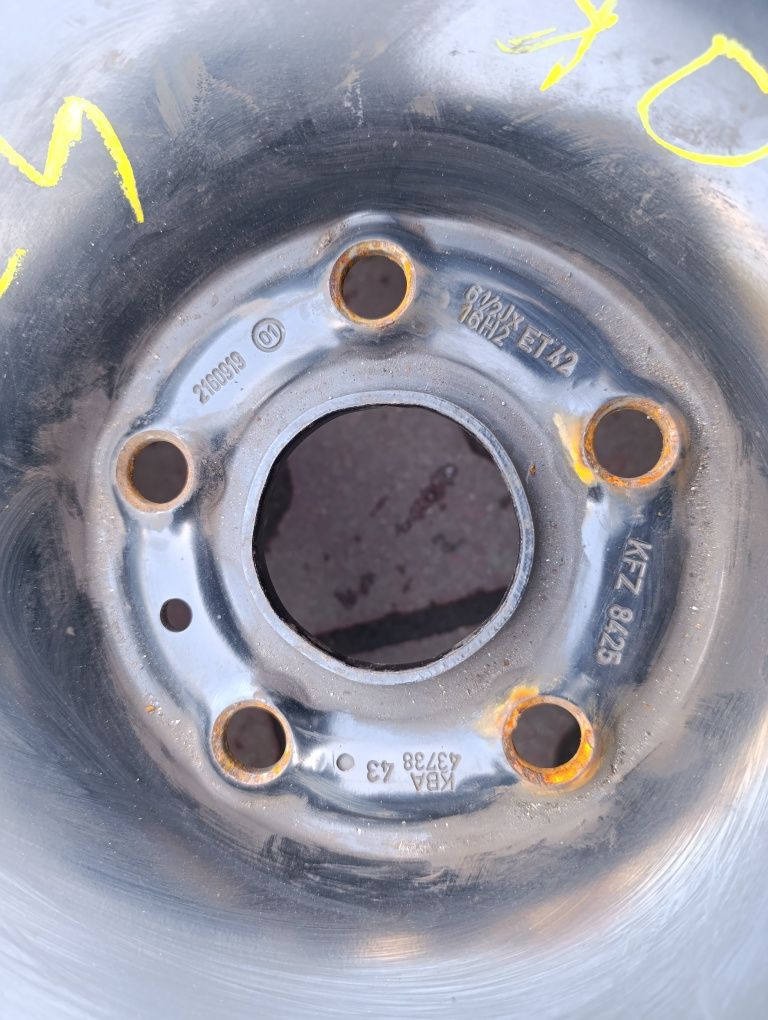 5x112 Felgi Stalowe 16 Audi A4 B5 B6 B7 VW Passat Touran Skoda Octavia