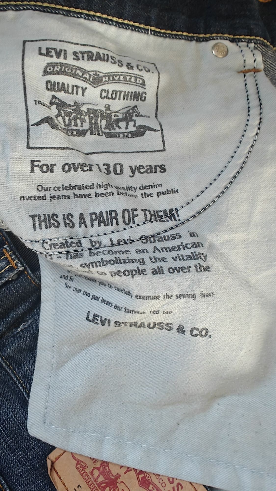 Spodnie męskie Jeansy Levi's Strauss W36 L32 Model 509