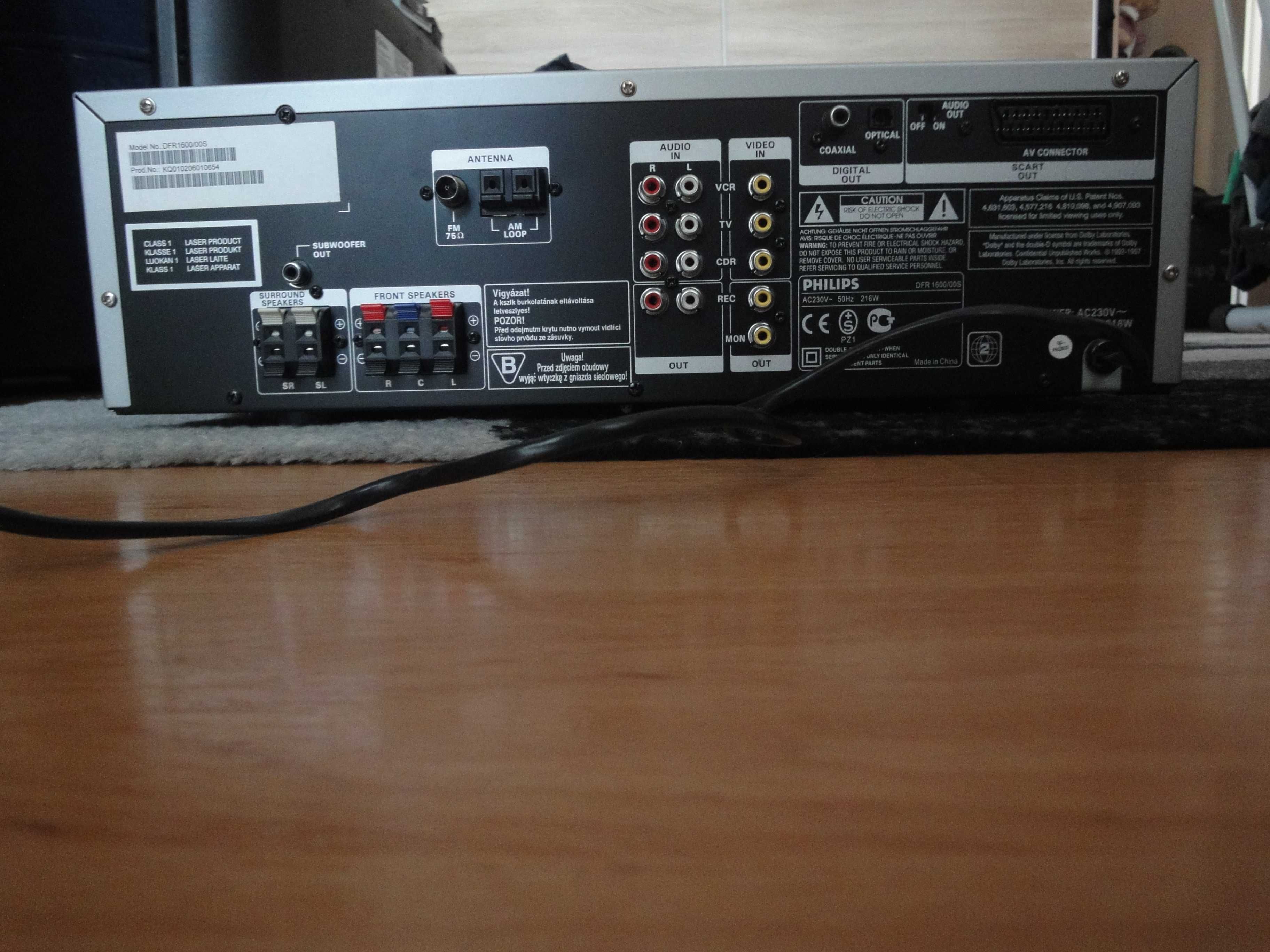 Amplituner kina domowego philips-uszkodzony
