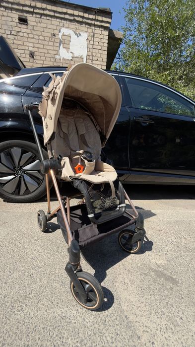 Прогулянкова коляска Cybex Mios шасі Rose gold