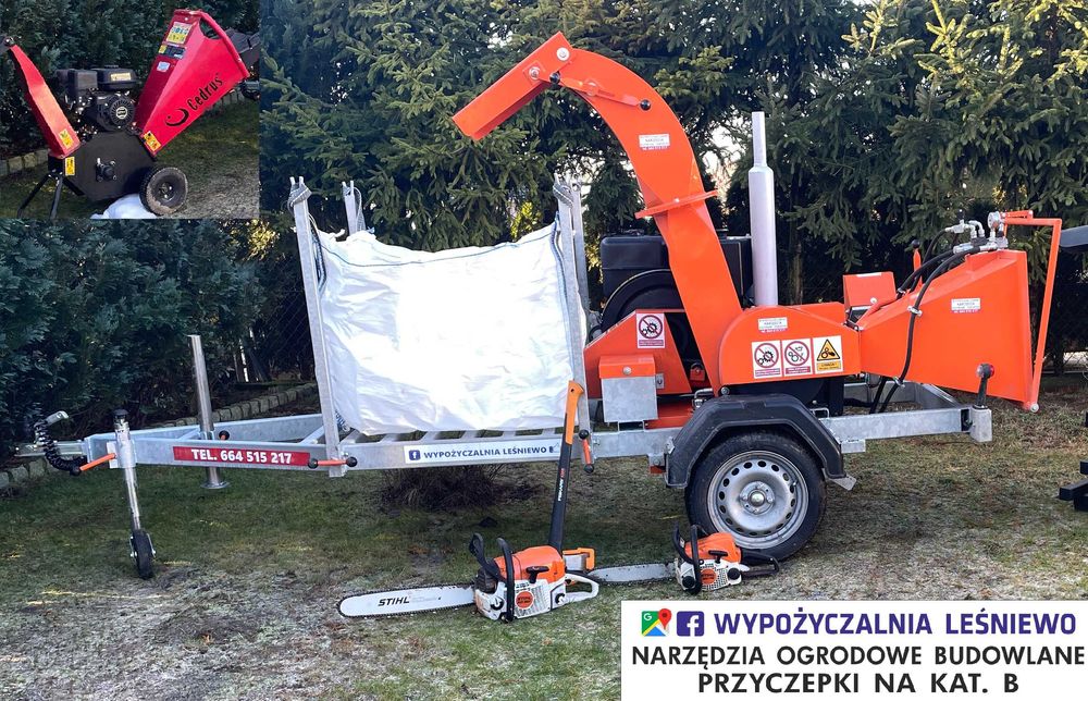 Koparka minikoparka przyczepa zestaw Wypożyczalnia Narzędzia Budowlane