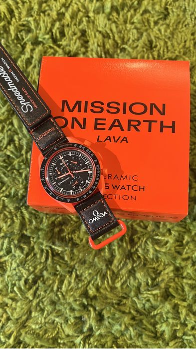 Swatch omega mission to lava