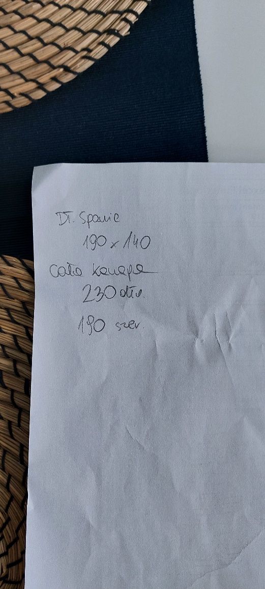 Sofa rozkładana dwu osobowa