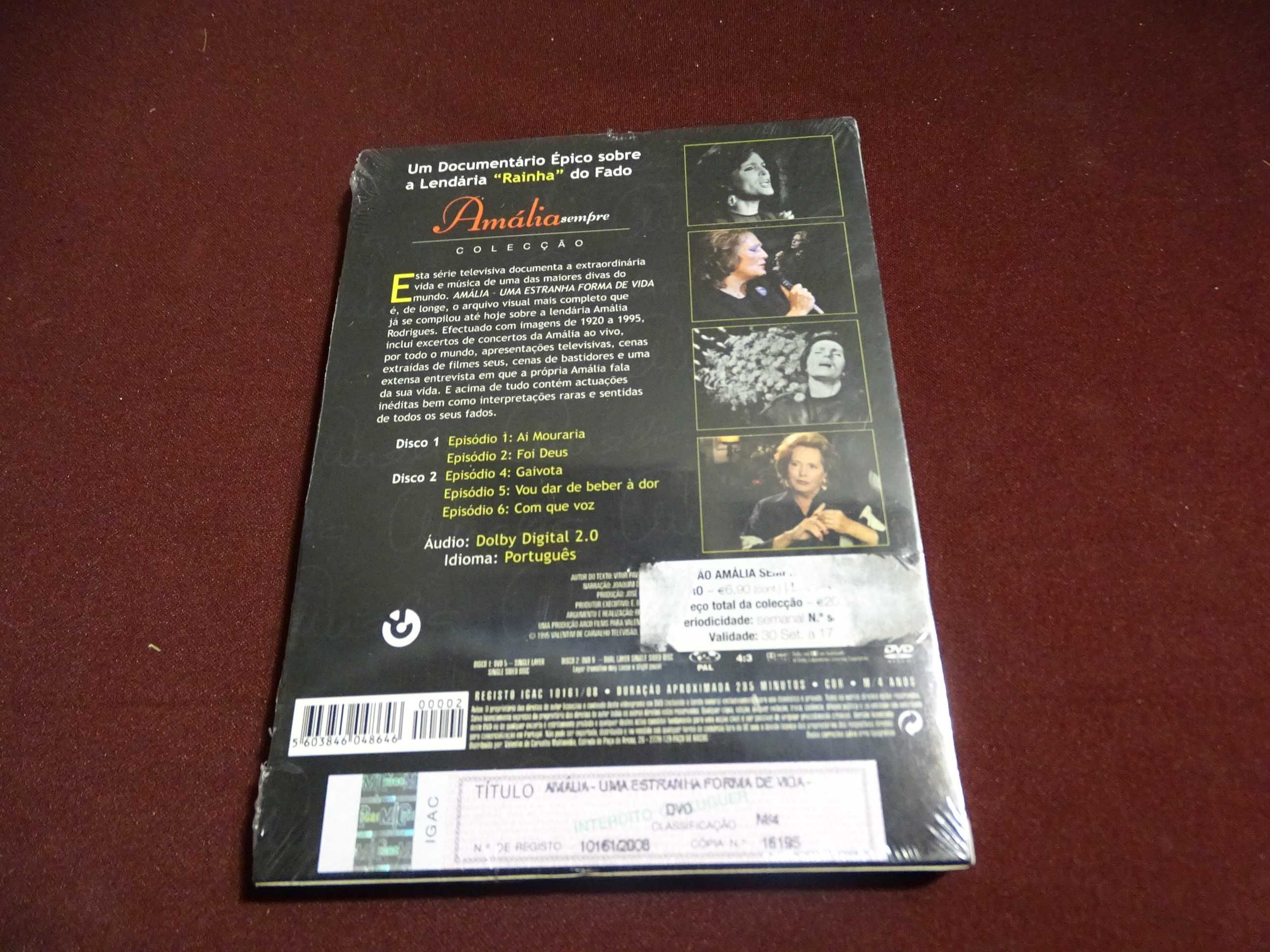 DVD-Amalia sempre-Edição 2 discos selada