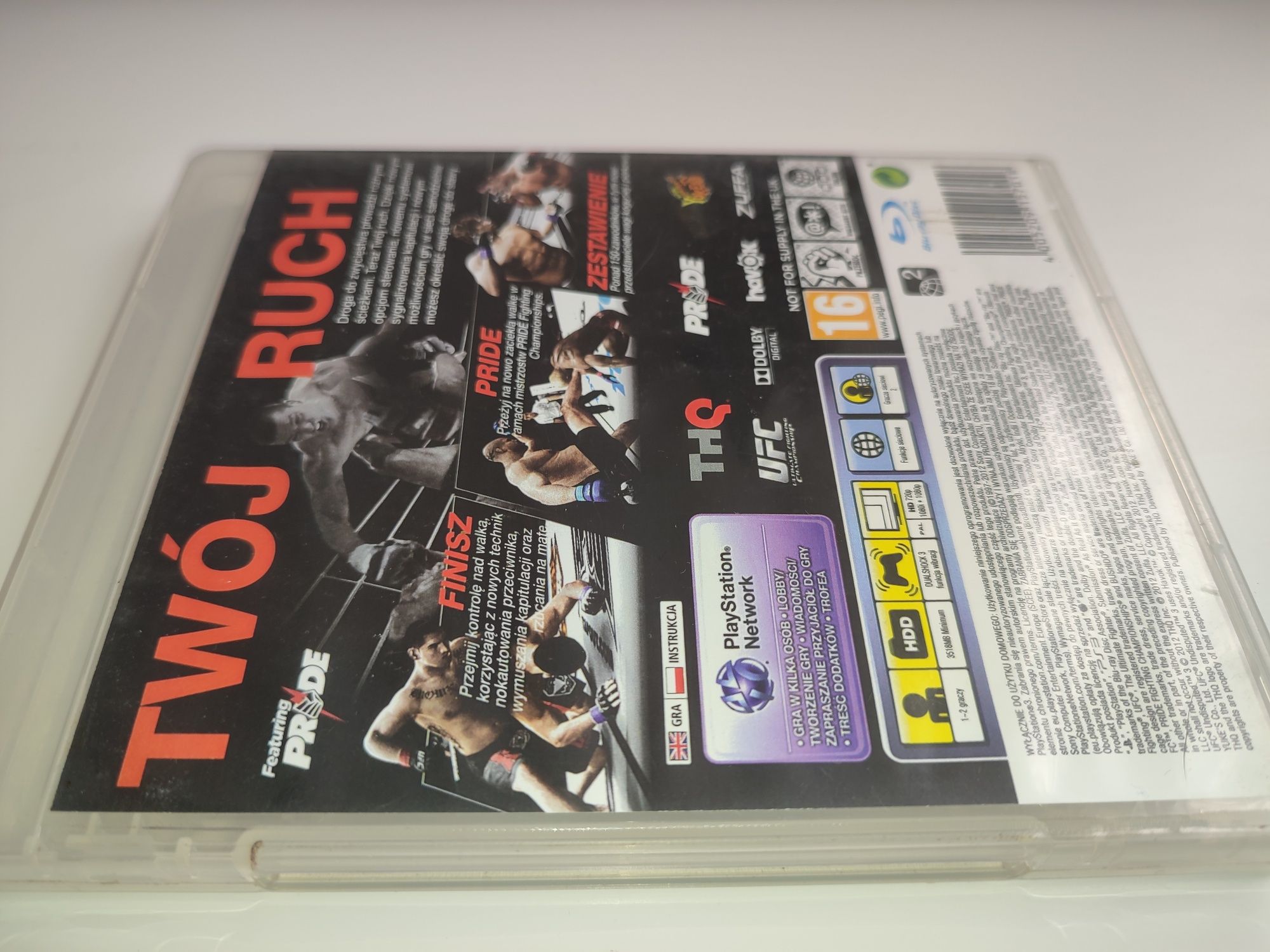 Gra Ps3 UFC3 Undisputed MMA Boks gry PlayStation 3 Hit UFC