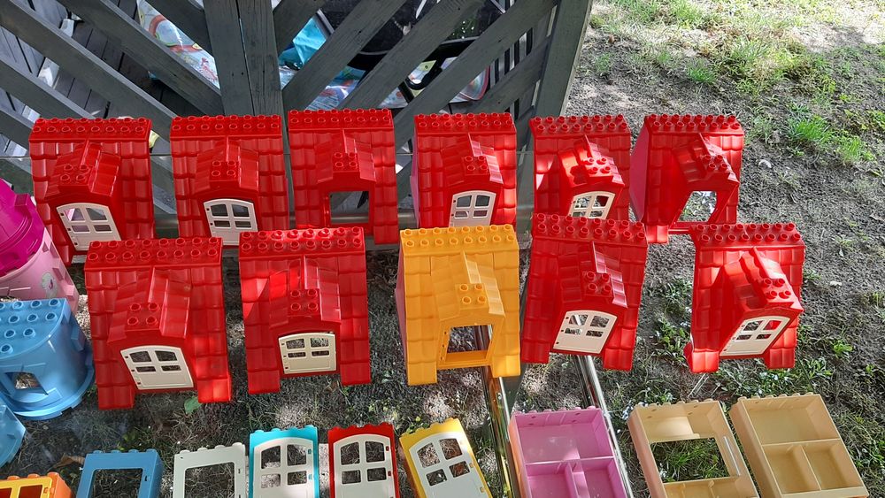 Lego duplo dach ściana drzwi