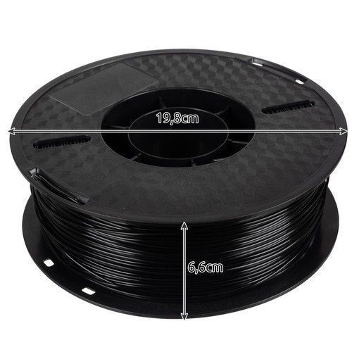 Filament Pla 3D 1Kg 1.75Mm- Czarny Malatec 22040