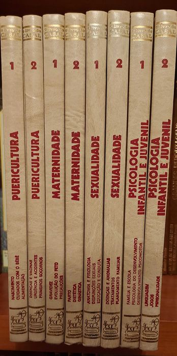 Coleção "O Livro do Casal" – 8 Vols. Saúde, Família e Educação