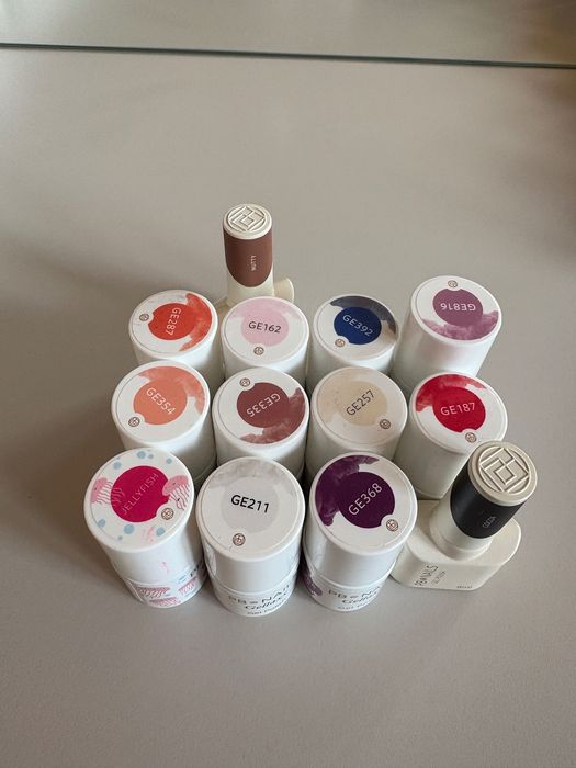 Zestaw lakierów hybrydowych firmy pb Nails 13 sztuk - cały zestaw nr 6