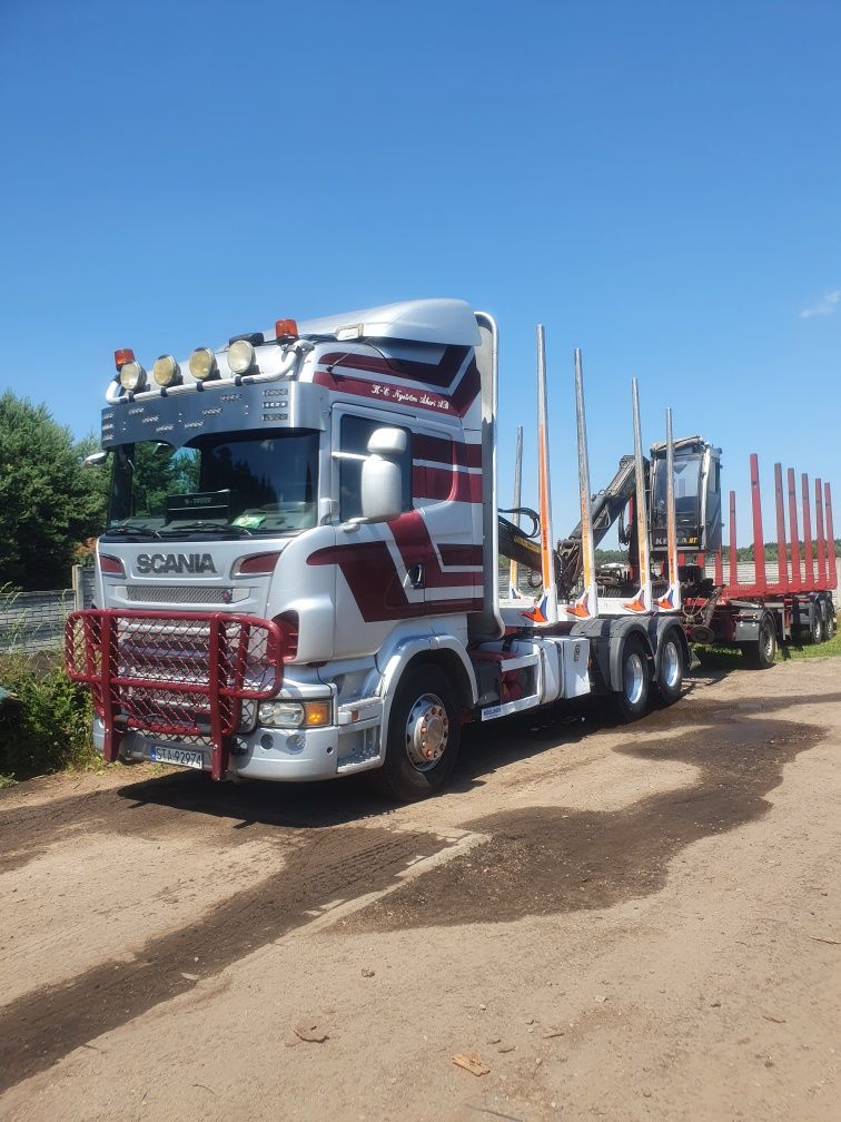 Scania r560 6x4 do drewna do lasu kesla