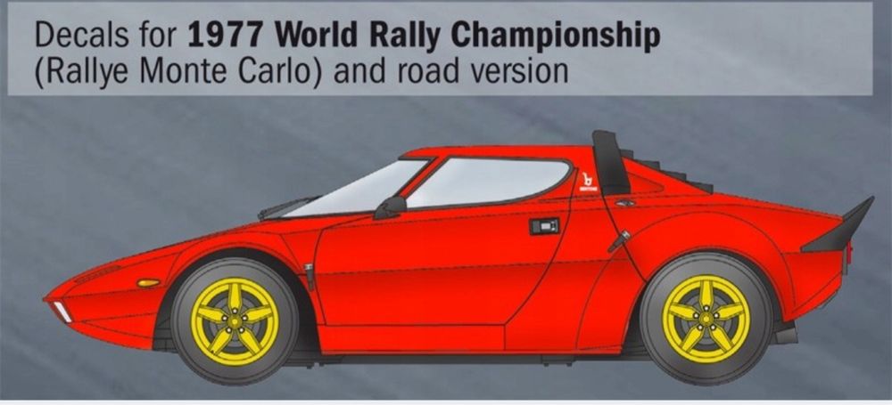 Italeri 3654 model samochód do złożenia LANCIA STRATOS HF