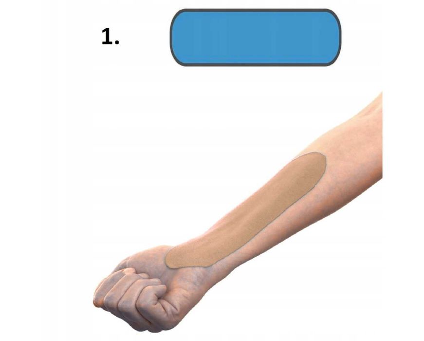 Taśma Kinezjologiczna Tape Kinesiotaping do Kolana Twarzy Plaster 5m