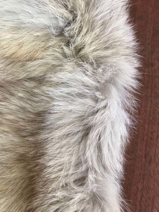 Шапка песец воротник натуральный